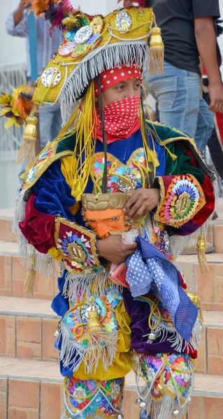 : Guatemala fiesta Maskeli dansçılar — Stok fotoğraf