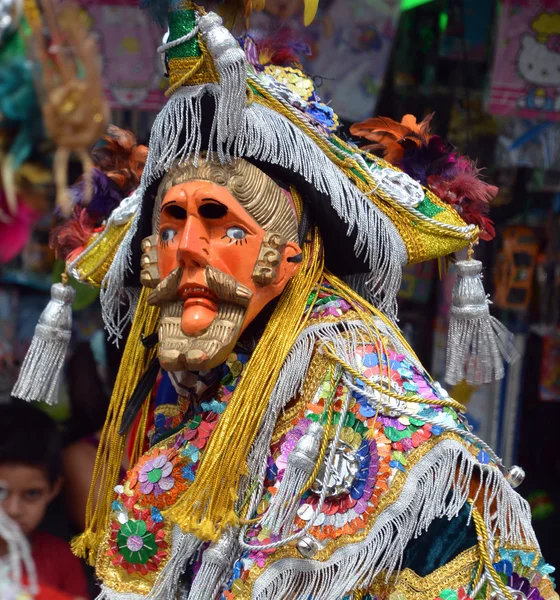 : Guatemala fiesta Maskeli dansçılar — Stok fotoğraf