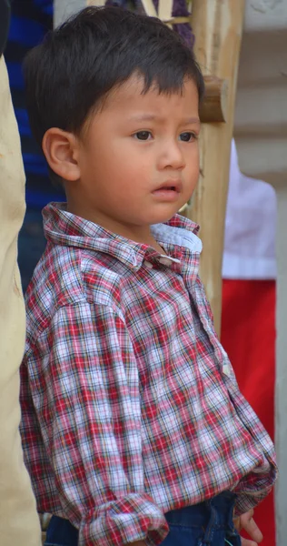 Santa Cruz Gwatemala Maj 2016 Portret Dziecka Majów Obywatele Majów — Zdjęcie stockowe