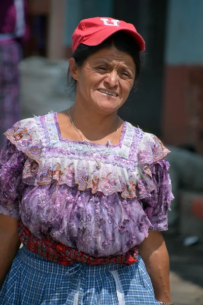 Chichicastenango Gustemala April 2016 Portrait Mayan Woman Mayan People Still — Stock Photo, Image