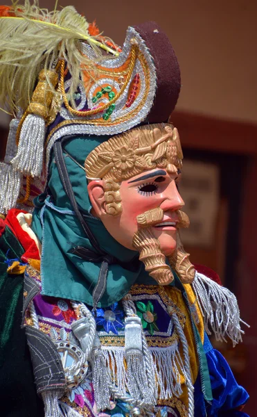 San Antonio Palopo Guatemala Dubna 2016 Guatemalská Fiesta Maskovaní Tanečníci — Stock fotografie