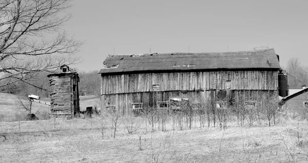 Bromont Quebec Kanada April 2016 Tidig Vår Gammal Gård Landet — Stockfoto