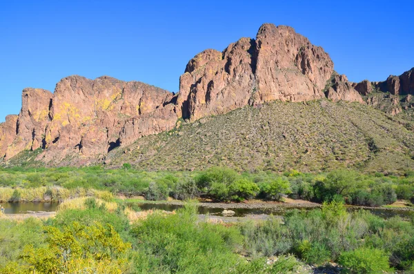 Das Tonto National Monument Ist Ein Nationaldenkmal Den Aberglauben Bergen — Stockfoto