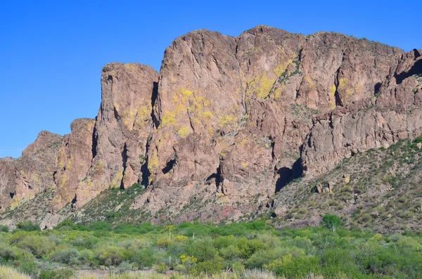 기념물 Tonto National Monument 아리조나 카운티에 산맥에 기념비이다 지역은 서식지인 — 스톡 사진