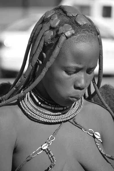 Donna della tribù Himba — Foto Stock