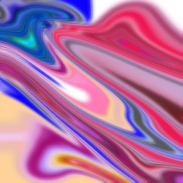 Pink Red Blue Orange Yellow Psychedelic Glossy Shinny Glass Blur — Stock Photo, Image