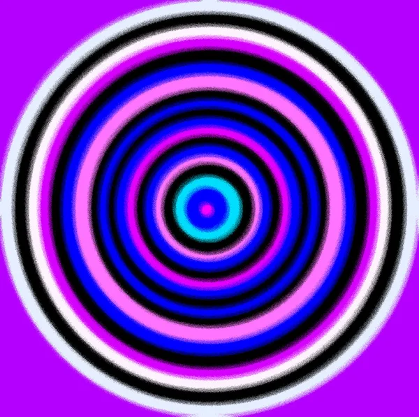 Blue Purple Pink Glossy Seamless Wallpaper Texture Bull Eye Pattern — 스톡 사진