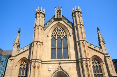 Glasgow İskoçya 27 Mayıs 2012: The Metropolitan Cathedral Church of Saint Andrew veya Glasgow Metropolitan Cathedral, İskoçya 'nın başkenti Glasgow' da yer alan bir Roma Katolik Katedrali.. 