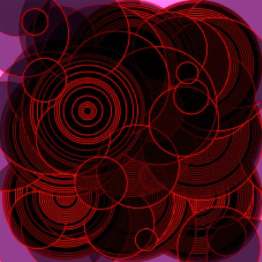 Modern tasarım ile pikselleştirilmiş kırmızı ve siyah soyut arkaplan