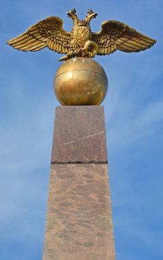 Helsinki Finlandiya 09: 26 2015 Helsinki ilk halk heykeli, İmparatoriçe Taşı, İmparator I. Nicholas ve eşi Alexandra Feodorovna tarafından başkente bir an için dikildi.