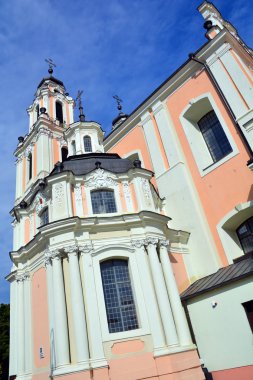 Vilnius Litvanya 13 Eylül 2015: St. Nicholas Kilisesi en eski biridir Ortodoks kiliseleri Vilnius, Litvanya