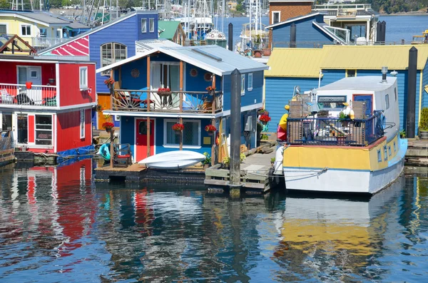 Victoria Canada Juni 2015 Victoria Inner Harbour Fisherman Wharf Een — Stockfoto