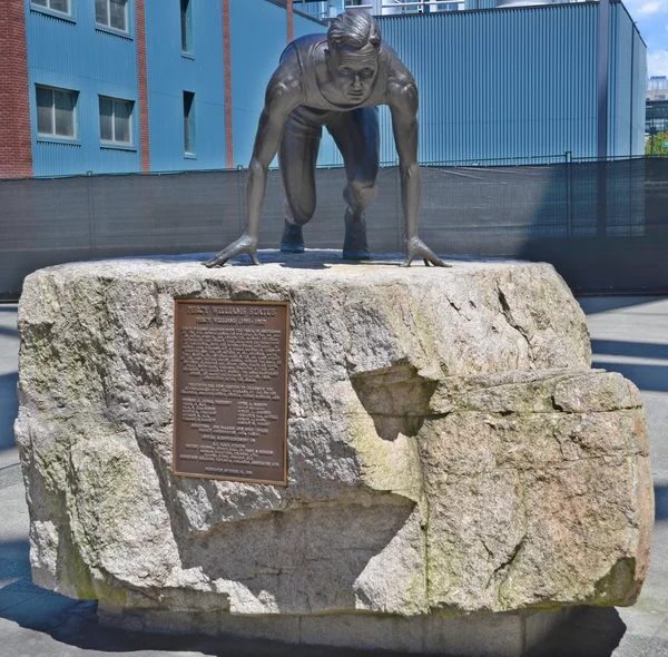 Vancouver Canada June 2015 Estátua Percy Williams Corredor Olímpico Fora — Fotografia de Stock