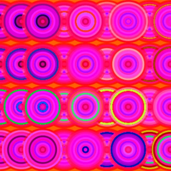 Pixelated sömlös färgst cirkel — Stockfoto