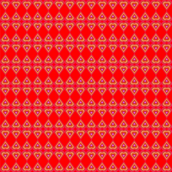 Pixel Heart Pattern Seamless Background Texture — Stock Photo, Image