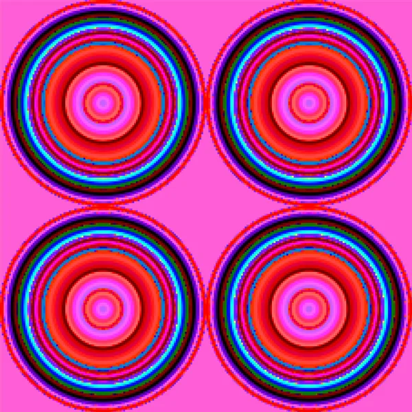 Blur Pixel Seamless Colorful Pattern Circles Candy Colors — 스톡 사진