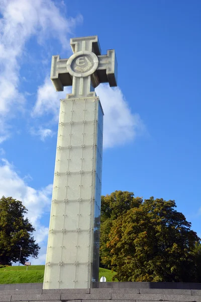 Tallinn Estonsko Září 2015 War Independence Victory Column Located Freedom — Stock fotografie