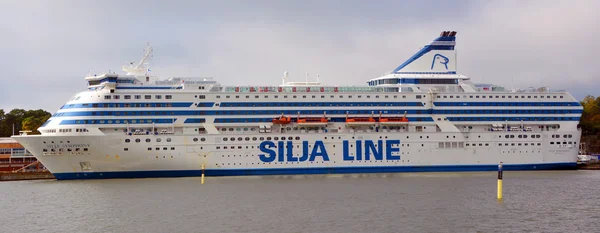 Helsinki Finland 2015 Silja Line Una Marca Finlandesa Cruceros Operada — Foto de Stock