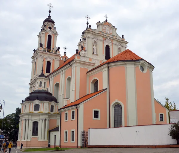Vilnius Lithuania Septiembre 2015 Iglesia San Nicolás Una Las Iglesias — Foto de Stock