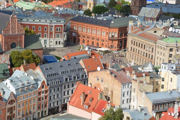 Bird eye view of Riga — Stock Photo, Image