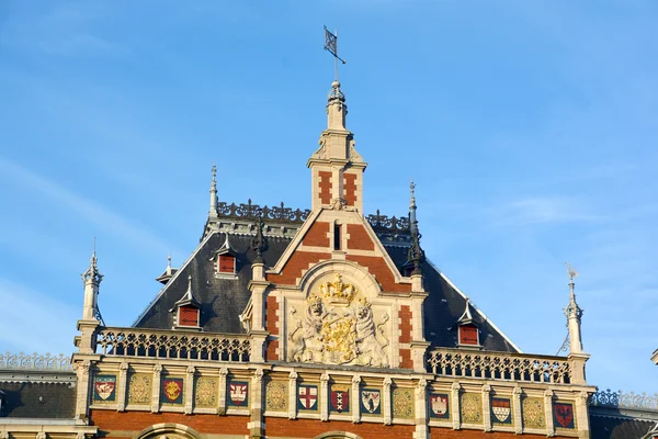Amsterdam Netherland October 2015 Station Amsterdam Centraal Largest Railway Station — Stok fotoğraf