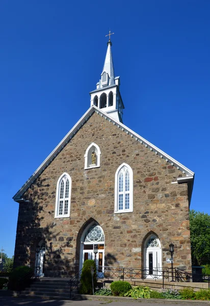 Richelieu Quebec Canada Agosto 2015 Chiesa Notre Dame Bon Secours — Foto Stock