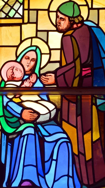 Sherbrooke Канада Серпня 2015 Sessed Galss Window Saint Michel Basilica — стокове фото
