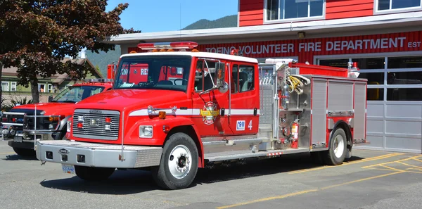 Tofino Kanada Czerwca 2015 Truck Tofino Ochotnicza Straż Pożarna Założona — Zdjęcie stockowe