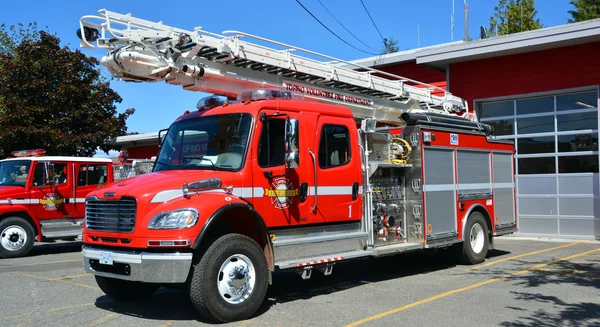 Tofino Kanada Czerwca 2015 Truck Tofino Ochotnicza Straż Pożarna Założona — Zdjęcie stockowe