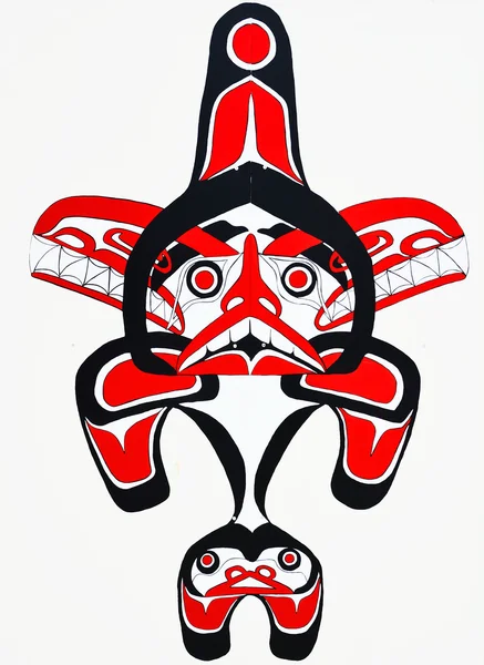 Victoria Canada June 2015 Fist Nation Mural Art Vancouver Island — 스톡 사진