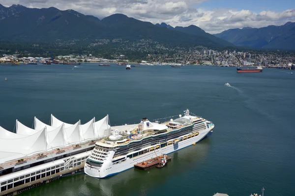 Vancouver Canadá Junio 2015 Radiance Seas Crucero Canada Place Hogar — Foto de Stock