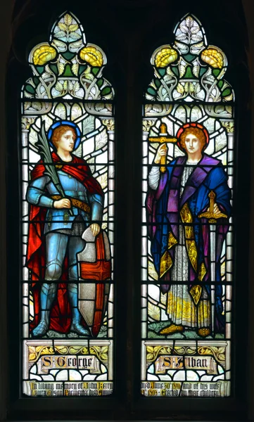 Montreal Kanada 2016 Stained Gals Window Christ Church Cathedral Anglican — Stock Fotó