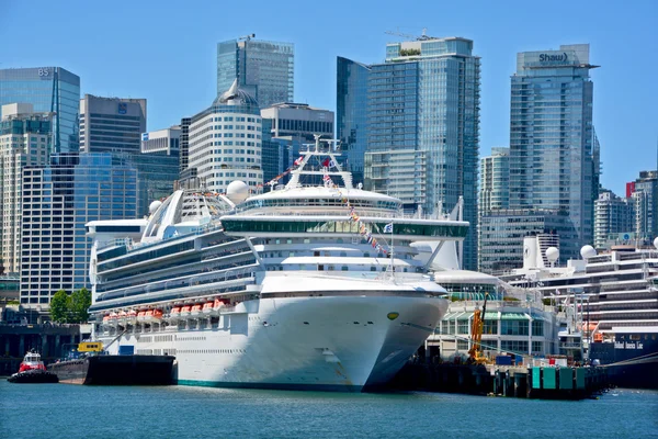 Vancouver Canada Giugno 2015 Star Princess Una Nave Crociera Grande — Foto Stock