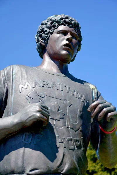 Vancouver Kanada Czerwca 2015 Statua Terrance Stanley Terry Fox Douglasa — Zdjęcie stockowe