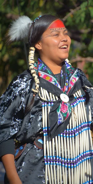 Victoria Canada Juin 2015 Indiens Costume Traditionnel Les Premières Nations — Photo