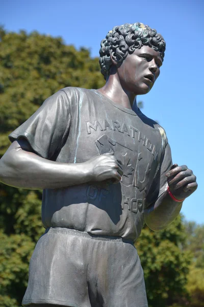 Victoria Canada June 2015 Statue Terrance Stanley Terry Fox July — Stock Photo, Image