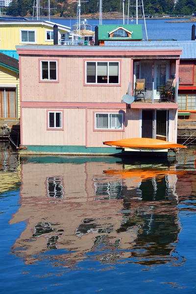 Victoria Canada Juni 2015 Victoria Inner Harbour Fisherman Wharf Een — Stockfoto