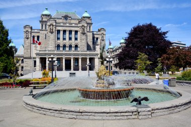 Victoria, Bc, Kanada, 23 Haziran 2015 Britanya Kolombiya Parlamento Binaları Britanya Kolumbiyası Yasama Meclisi 'ne ev sahipliği yapıyor.. 