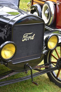 Granby Quebec Kanada 29 Temmuz 2013: Eski otomobil fuarı