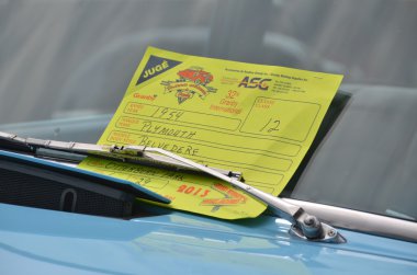 Granby Quebec Kanada 29 Temmuz 2013: Eski otomobil fuarı