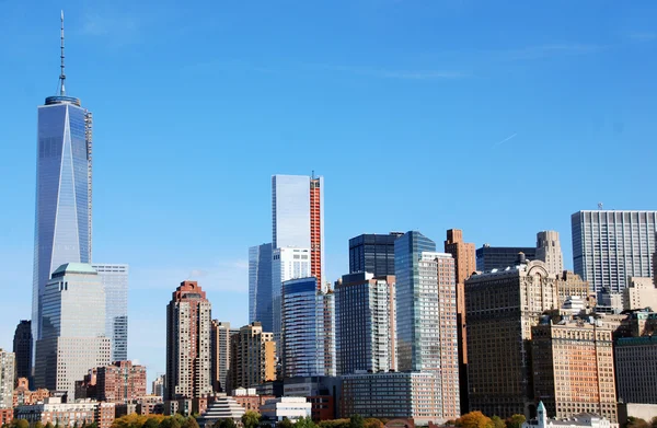 Manhattan Nova York Skyline View Vista Cidade Parque — Fotografia de Stock