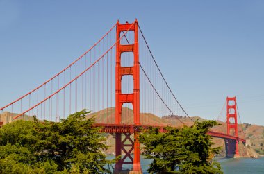 San Francisco Ca ABD 17 Nisan: Golden Gate Köprüsü üzerinde 17 Nisan 2015 yılında San Francisco Kaliforniya ABD Golden Gate Köprüsü San Francisco Golden Gate boğaz kapsayan bir asma köprü olduğunu..