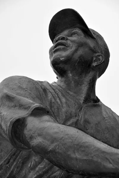 San Francisco Usa April 2015 Bronze Statue Baseball Greatest Baseball — Stock Photo, Image