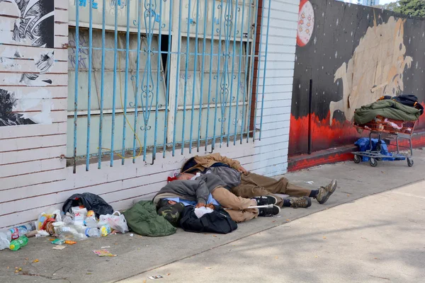 San Francisco Usa 2015 Hemlösa Har Ett Mest Svårlösta Problemen — Stockfoto