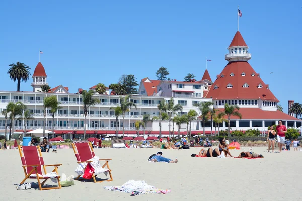 San Diego Usa April 2015 Victorian Hotel Del Coronado San — Stock Photo, Image