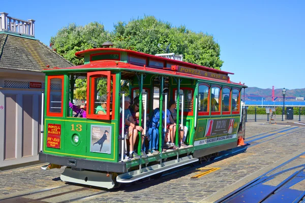 San Francisco Usa April Historische Strassenbahn Zur Beförderung Der Passagiere — Stockfoto