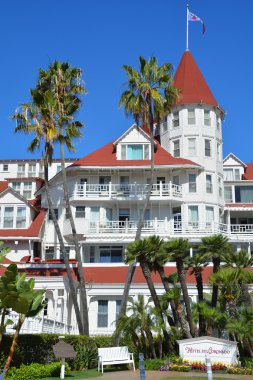 San Diego Ca Usa 8 Nisan 2015: Viktorya Oteli del Coronado, San Diego, Usa. Otelde Marilyn Monroe 'nun oynadığı 