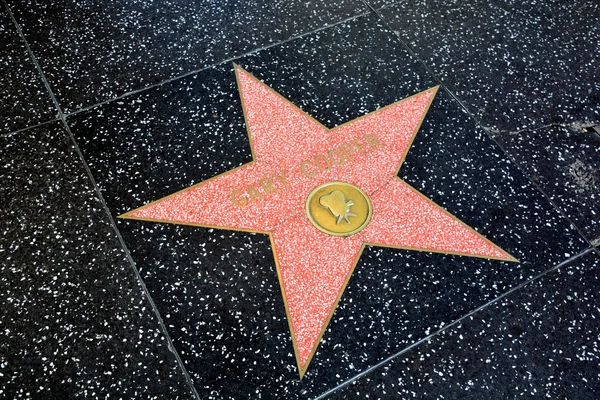 Hollywood Usa Huhtikuu 2015 Walk Fame Star Gary Cooper Syntynyt — kuvapankkivalokuva