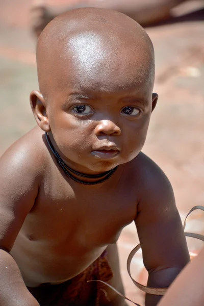 Swakopmund Namibia Ottobre 2014 Tribù Non Identificata Degli Himba Che — Foto Stock