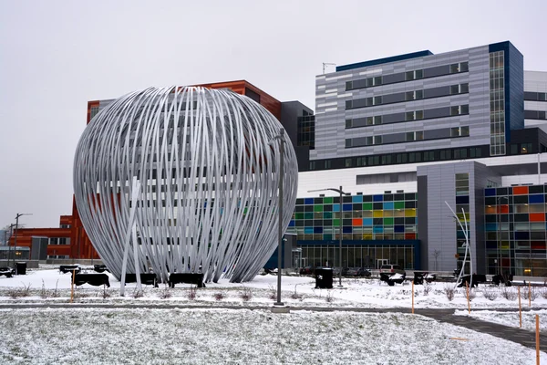 Montreal Canadá Dic Construcción Nuevo Mcgill University Health Centre Muhc — Foto de Stock